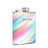 Pastel Rainbow-penseelstreken - Aangepast Heupfles (Rechts)