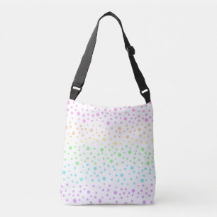 Pastel Rainbow Polka Dots Crossbody Bag Crossbody Tas