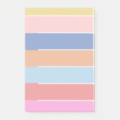 Pastel Rainbow Post het notities blanco boekje Post-it® Notes (Voorkant)
