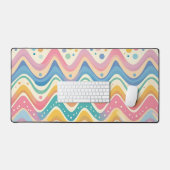 Pastel Rainbow Retro Design abstrait (Clavier et souris)