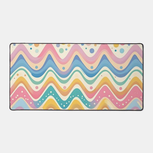 Pastel Rainbow Retro Design abstrait (Recto)