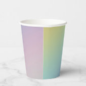 Pastel Rainbow Schaduw Gradient Blur Abstract Desi Papieren Bekers (Rechts)