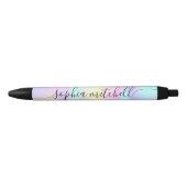 Pastel Rainbow Script Calligraphique Stylo d'encre (Devant)