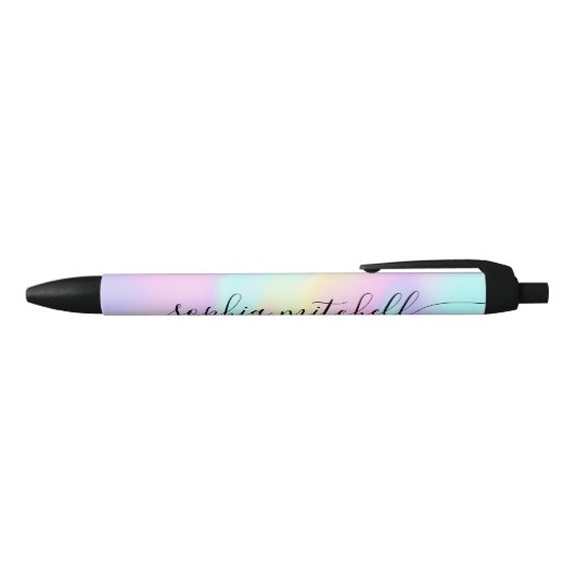 Pastel Rainbow Script Calligraphique Stylo d'encre (Haut)