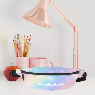  Pastel Rainbow Sparkle gepersonaliseerd Heuptasje