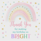 Pastel Rainbow Stickers Favoriser Anniversaire (Devant)