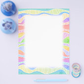 PASTEL RAINBOW STRIPES FLYER (Enkel)