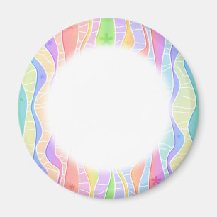  PASTEL RAINBOW STRIPES MAGNETS MAGNEET