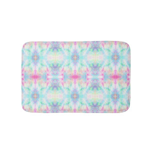 Pastel Rainbow Tie Dye Badmat
