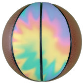 Pastel Rainbow Tie Dye  Basketbal (Verticaal)