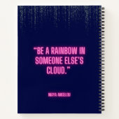 Pastel Rainbow & Unicorn Notitieboek (Achterkant)