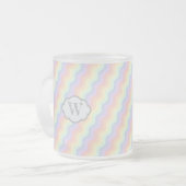 Pastel Rainbow Waves Mug (Devant gauche)