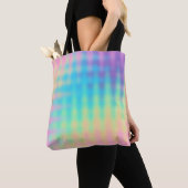 Pastel Rainbow Wavy Design Draagtas (Dichtbij)