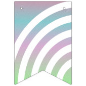 Pastel Rainbows Heureux drapeaux de Bunting Annive (Premier drapeau)