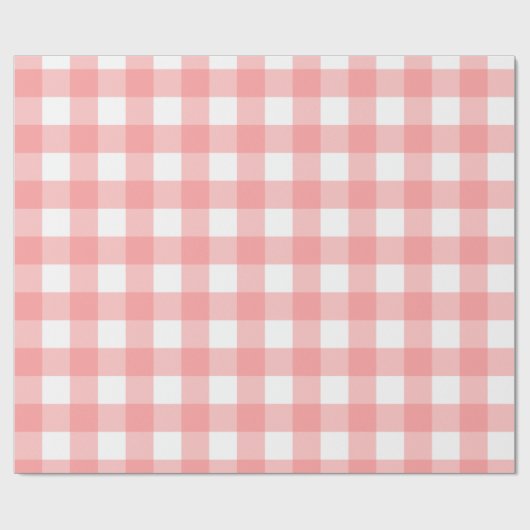 Pastel Raspberry Red Pset Pattern Paster Cadeaupapier (Vlak)