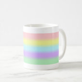 Pastel rayures Mug (Devant droit)