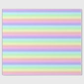 Pastel Regenboog Cadeaupapier (Vlak)