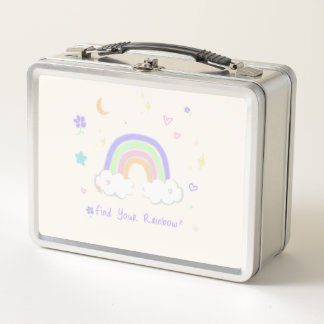 Pastel Regenboog Dromen Lunchbox