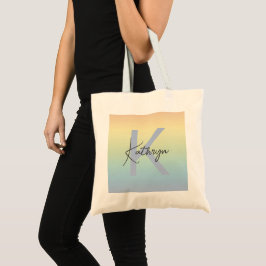 Pastel Regenboog Gradiënt  Tote Bag