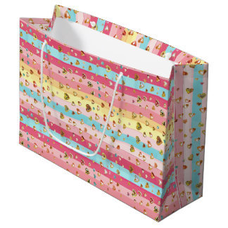 Pastel Regenboog & Hartjes Grote Cadeautas