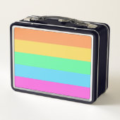 Pastel regenboog kleur strepen ontwerp (Achterkant)