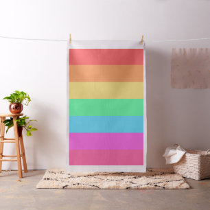 Pastel regenboog kleur strepen ontwerp stof