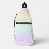 Pastel regenboog kleuren sling bag (Voorkant)