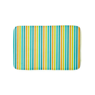 Pastel Regenboog Kleurrijke Sterren Zwarte Sterren Badmat