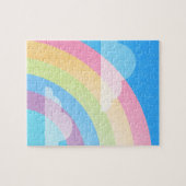 Pastel Regenboog Legpuzzel (Horizontaal)