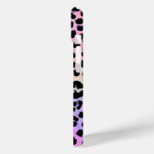 Pastel Regenboog Luipaardprint Monogram Case-Mate iPhone Case (Achterkant / Links)
