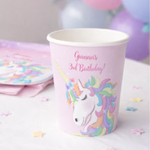 Pastel Regenboog Magische Eenhoorn Bloemen Kroon