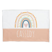 Pastel regenboog meisjes kussensloop (Voorkant)