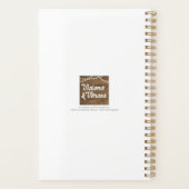 Pastel Regenboog Monogrammed Gepersonaliseerd Planner (Achterkant)