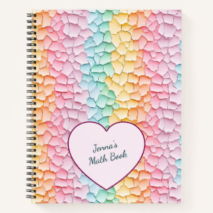 Pastel Regenboog Notitieboek
