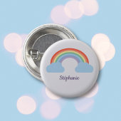 Pastel Regenboog Ronde Button 3,2 Cm