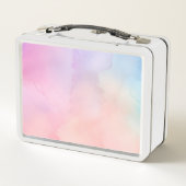 Pastel Regenboog Waterverf Monogram (Achterkant)