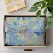 Pastel Regenboog & Zee Schildpadden Decoupage Tissuepapier (Geschenk)