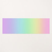 Pastel regenbooggradiënt Yoga Mat (Voorkant (horizontaal))