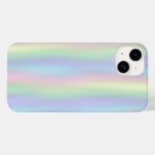 Pastel regenboogholografisch | Aangepaste telefoon Case-Mate iPhone Case (Achterkant (horizontaal))