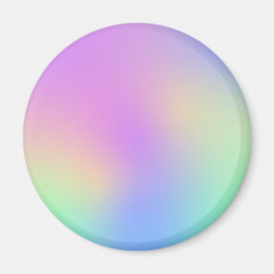 Pastel regenboogkleuren Abstract vervagen gradiën Magneet