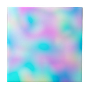 Pastel regenboogkleuren Abstract vervagen gradiën Tegeltje