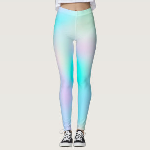 Pastel regenboogkleuren Abstract vervagen gradiënt Leggings