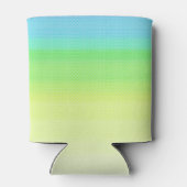 Pastel regenboogkleurige Abstracte gradiënt ombre Blikjeskoeler (Achterkant)