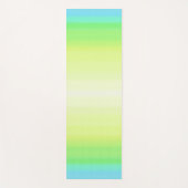 Pastel regenboogkleurige Abstracte gradiënt ombre Yogamat (Voorkant)
