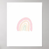 Pastel regenboogposter poster (Voorkant)