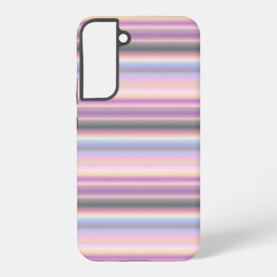 Pastel regenboogstrips - Patroon Samsung Galaxy Hoesje