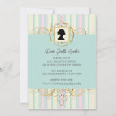 Pastel Regency Sweet sixteen Invitation (Dos)