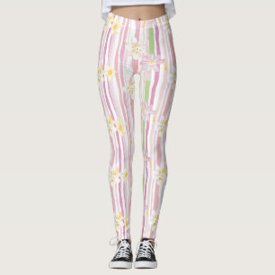 Pastel Retro Bloemen (9) Leggings