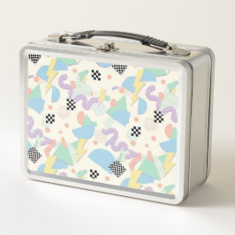 Pastel Retro Memphis Pattern Swirls