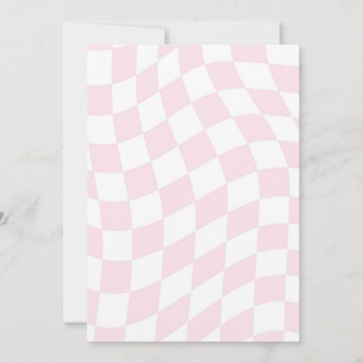 Pastel Retro Seven is een vibe Van Groovy verjaard Kaart (Achterkant)